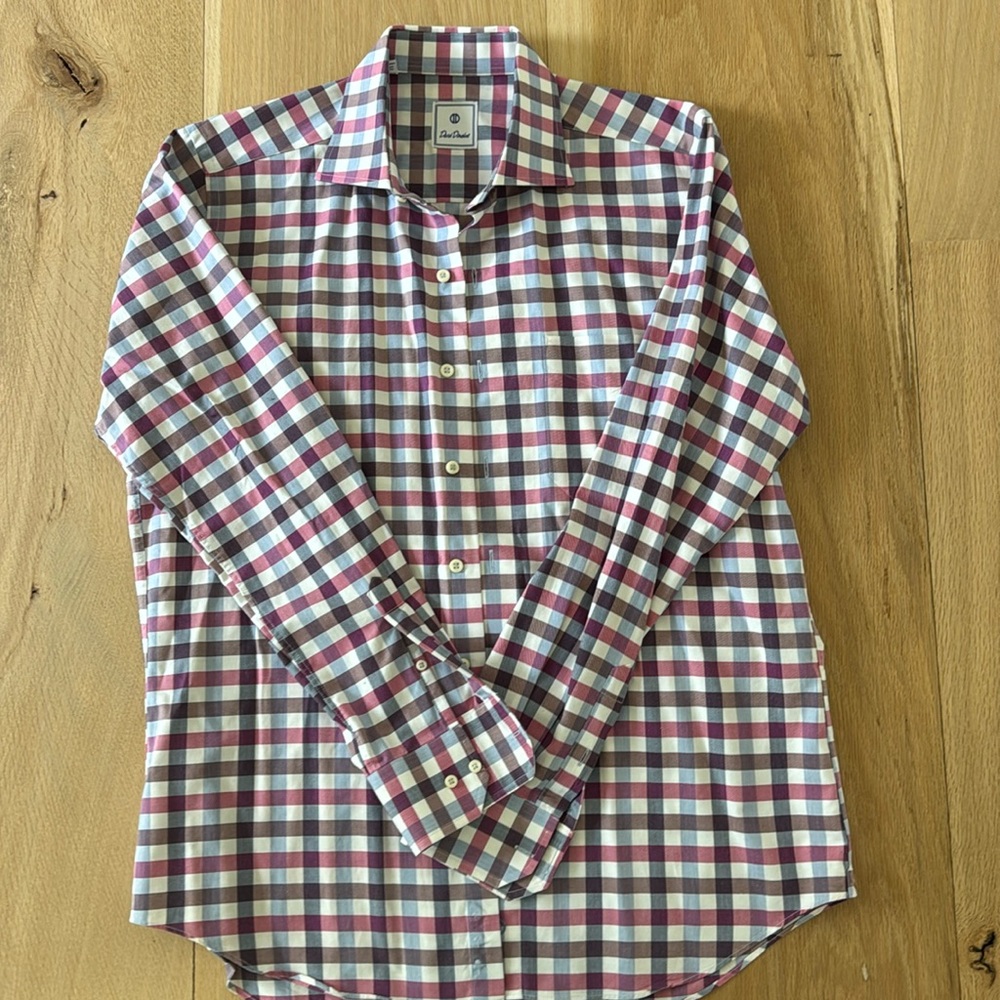 David Donahue men’s collared button down size l